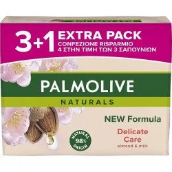 Мыло Palmolive мило 4*90г Натюрель Мигдальне Молочко (8718951597594)