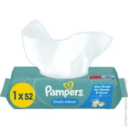Вологі серветки Pampers Fresh Clean 52шт. (8001841041360)