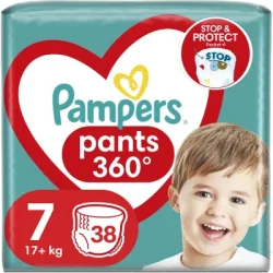 Одноразові Підгузки-трусики Pampers Pants Розмір 7 (17+ кг) 38 шт