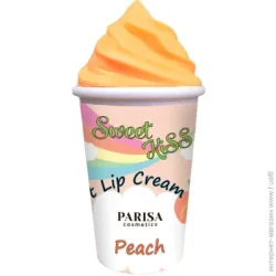 Parisa Cosmetics Бальзам для губ детский мороженое персик 7 г