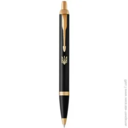 Ручка Parker IM 17 Black GT BP Тризуб (22 032_TR)
