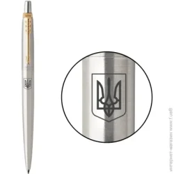 Parker Ручка кулькова Jotter Ukraine сталь Герб України