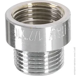 Фитинг Pattaroni Удлинитель 1/2"x 10 мм ВН хром