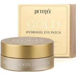 Petitfee Гидрогелевые патчи для глаз с золотым комплексом + 5 1,4 г 60 шт./уп.