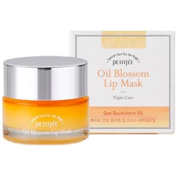 Petitfee Маска для губ с витамином Е и маслом облепихи Oil Blossom Lip Mask 15 г