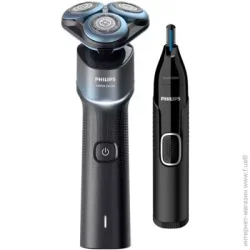 Набор для стрижки Philips Триммер Nose trimmer series 5000 NT5650/16 +  Электробритва X5006/00
