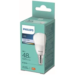 Светодиодная лампа Philips Лампа светодиодная PILA P45 620Lm 6 Вт P45 матовая E14 220 В 4000 К 929002971793