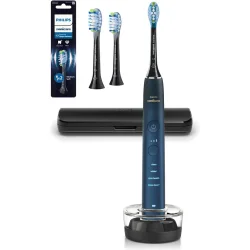 Набор зубных щеток для взрослых Philips Электрическая зубная щетка Sonicare DiamondClean HX9911/88 +  насадки HX9042/88