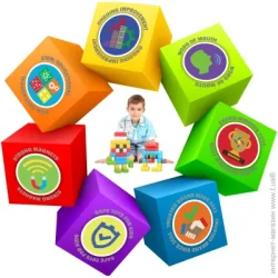 Конструктор Магнітний Picasso Tiles Конструктор 50 деталей PMC50 50 шт.