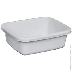 Таз/миска 10 л Plast Team Таз пластиковый прямоуголный 370х302х124 мм белый 10 л