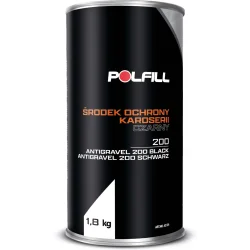 Антикорозійний засіб Polfill Антигравій 200 чорний 1,8 кг