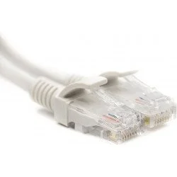 Патч-корд PowerPlant Cat5E UTP 15м, белый (CA911677)