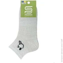 Premier Socks Шкарпетки дитячі унісекс Смайл 1р. 23-25 білий