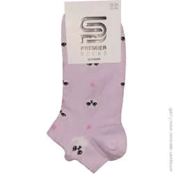 Premier Socks Носки женские с котами р.23-25 светло-сиреневый