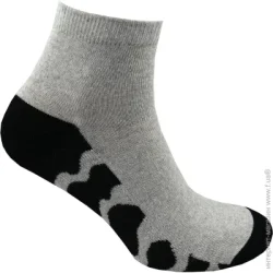 Premier Socks Носки женские махровый след с рисунком по стопе р.23-25 светло-серый