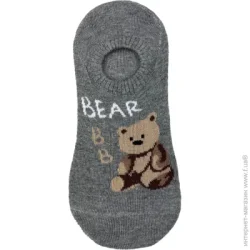 Premier Socks Носки женские С мишками р.23-25 серый