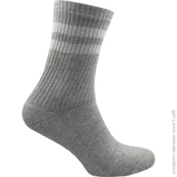 Premier Socks Носки мужские махровая стопа с полосками р.39-41 серый