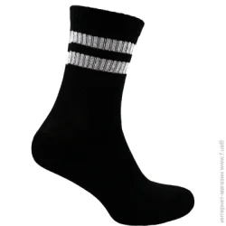 Premier Socks Носки мужские с махровою стопою с полосками р.44-45 черный