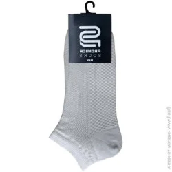 Premier Socks Носки мужские однотонные р.44-45 белый 1 шт.