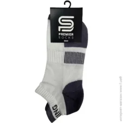 Premier Socks Носки мужские спорт сетка р.44-45 белый 1 шт.