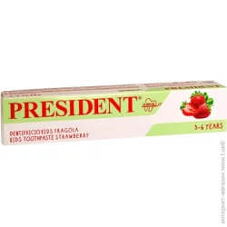 President Зубная паста Clinical Kids Клубника 50 мл