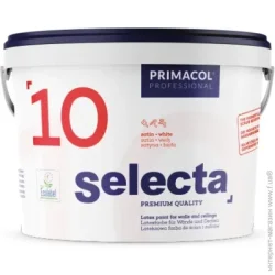 Primacol Professional Краска интерьерная латексная SELECTA 10 полуглянец белый 5л