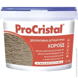 Procristal Декоративна штукатурка короїд ІР-53 2 мм 15 кг/білий