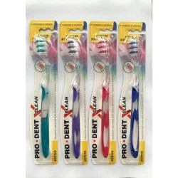 Prodent Зубная щетка X clean средней жесткости 1 шт.