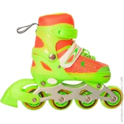 Роликовые коньки Profi A4138-S-GR р. 31-34 зеленый
