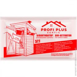 Биопрепарат Profi Plus Биоактиватор для дворовых туалетов 25 г для использования в выгребных ямах биотуалета