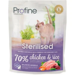 Корм Sterilised с курицей и рисом 300 г