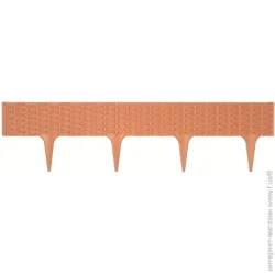 Садовый бордюр Prosperplast Garden Border 3900х18х160 мм терракотовый (62344-624)