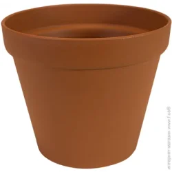 Prosperplast Горшок пластиковый Glinka круглый 1,6 л терракот (10-18-094-00)