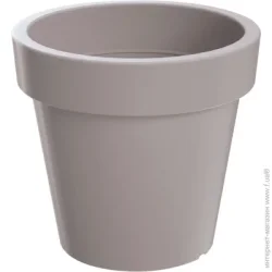 Prosperplast Горщик пластиковий Lofly круглий 6,7 л сірий (70712-405)