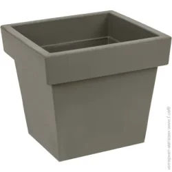 Prosperplast Горщик пластиковий Lofly low квадратний 4,5 л сірий (70717-405)