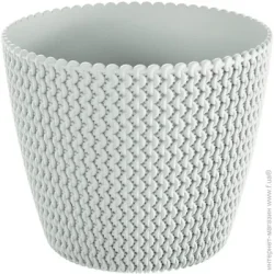 Prosperplast Горшок пластиковый Splofy круглый 3 л белый (11900-449)