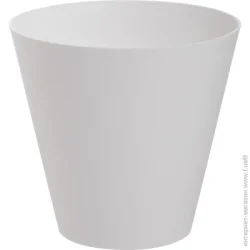 Prosperplast Горщик пластиковий Tubus круглий 7 л білий (74951-449)