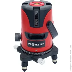 Лазерный уровень Protester 5 линий 1H/4V красный луч LL605R