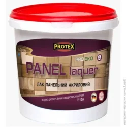 Protex Лак панельный акриловый полумат 1 л 1кг прозрачный