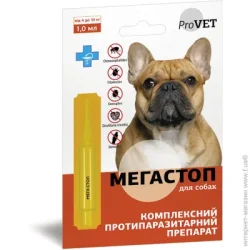 Provet Краплі Природа на холку для собак Мега Стоп від 4 до 10 кг PR241744