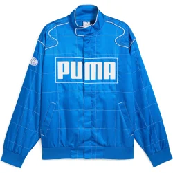 Puma Куртка мужская ARCHIVE SEASONAL Relaxed Racer Jacket 62991458 р.M синяя