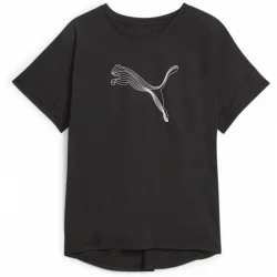 Спортивна футболка Puma Футболка EVOSTRIPE Tee 67607001 р.M чорний