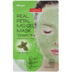 Purederm Маска для лица гидрогелевая Зеленый чай 30 г 1 шт.
