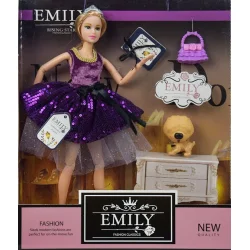 Кукольный набор Qian Jia Toys с питомцем и сумочкой 28 см (QJ081C)
