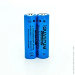 Quantum Аккумулятор с клеммным выступом NCM 18650 2 шт. (NCM18650TT/2600-PB2)
