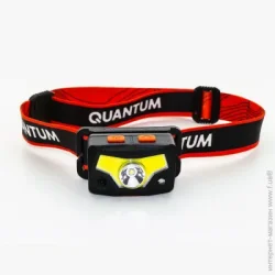 Quantum Ліхтар налобний QM-FL4020 Master 5 Вт LED+COB акумуляторний із сенсором 300 Lm чорний QM-FL4020