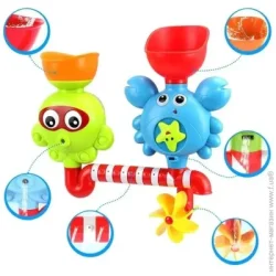 Игрушка для ванной Qunxing Toys Игровой набор для купания Осьминог и краб (SL87010)