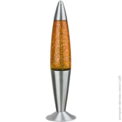Ночник Rabalux Настольная лампа декоративная Glitter 1x25 Вт E14 оранжевый 4114
