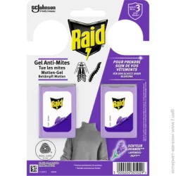 Відлякувач Raid Гель від молидля виробів зі шкіри та текстилю Лаванда 20 г