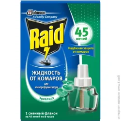 Картридж для фумігатора Raid Рідина Евкаліпт 45 ночей 33мл